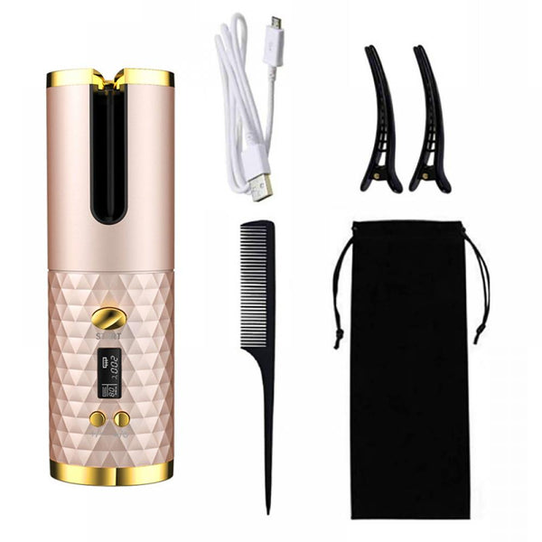 CORDLESS AUTOMATIC HAIR CURLER