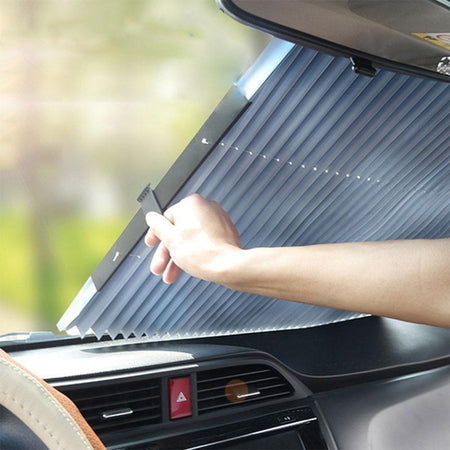 Retractable Car Curtain With UV Protection